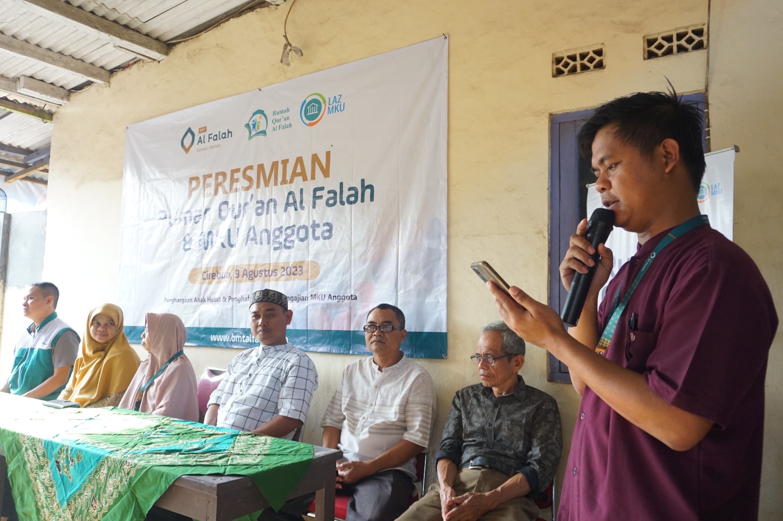 Pada kesempatan kali ini juga dihadiri oleh tokoh masyarakata setempat
